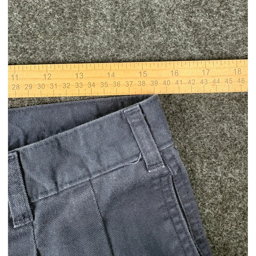 Dockers Classic Fit Pleated Chinos Mens 33x32 Navy Blue Cotton Twill Pants